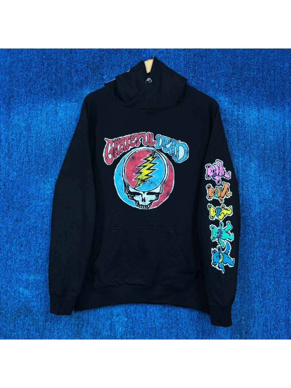 Grateful Dead Bear Jamboree Rock Hoodie Size Large